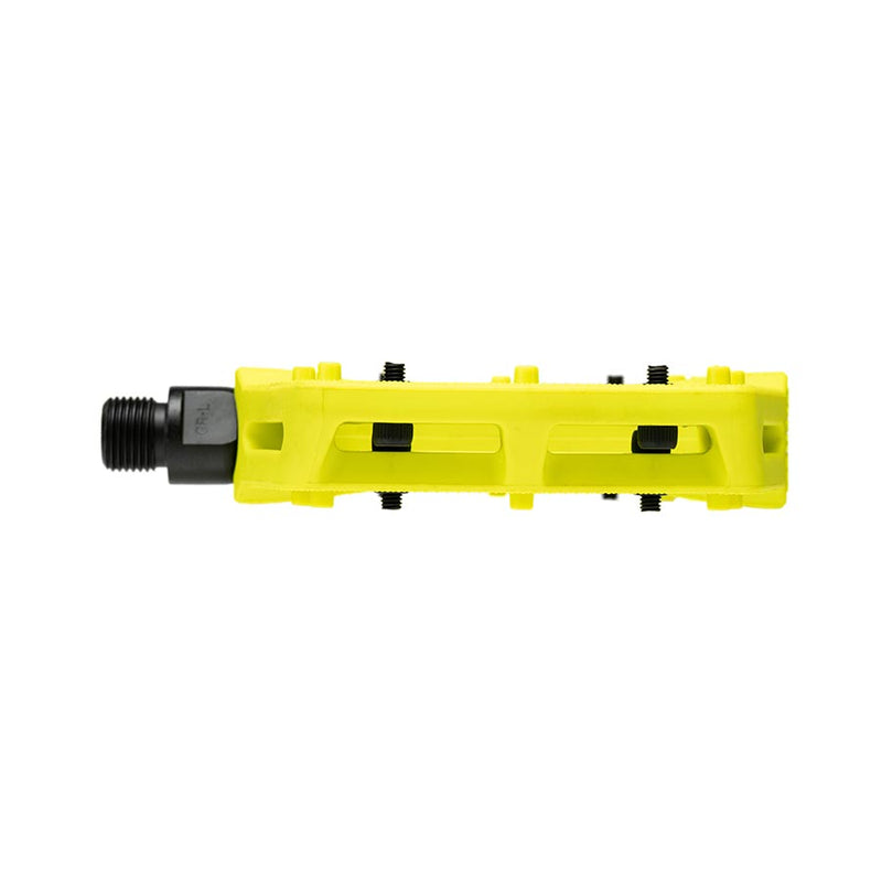 Load image into Gallery viewer, Eclat Contra Platform Pedals, Body: Nylon, Spindle: Cr-Mo, 9/16&#39;&#39;, Yellow, Pair
