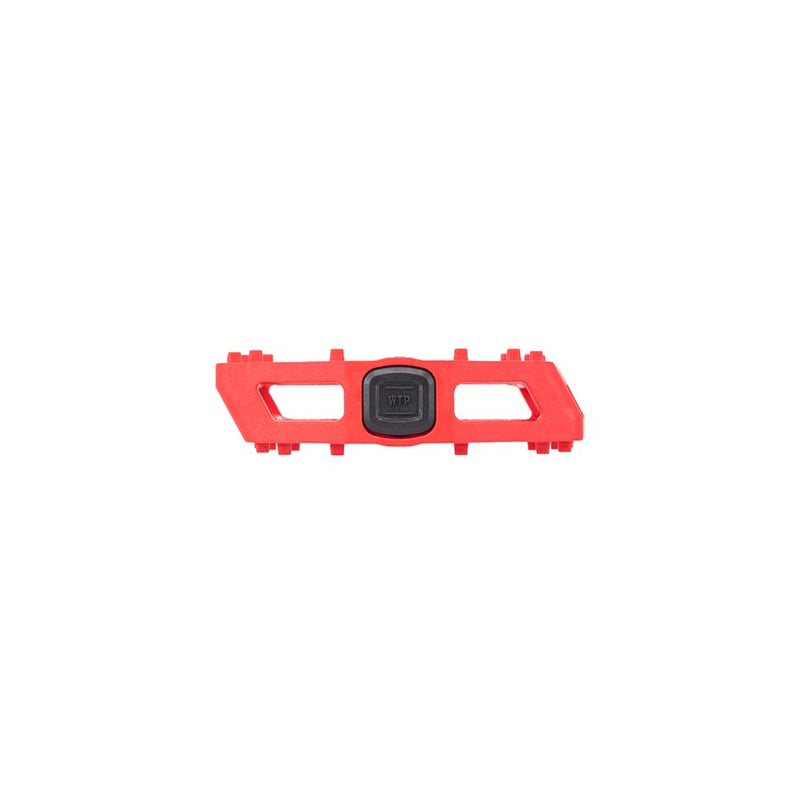 Load image into Gallery viewer, We The People Logic Platform Pedals, Body: Nylon, Spindle: Cr-Mo, 9/16'', Red, Pair
