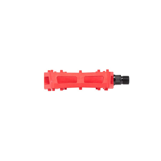 We The People Logic Platform Pedals, Body: Nylon, Spindle: Cr-Mo, 9/16'', Red, Pair