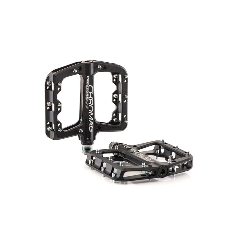 Load image into Gallery viewer, Chromag Pressure Platform Pedals, Body: Aluminum, Spindle: Steel, 9/16'', Black
