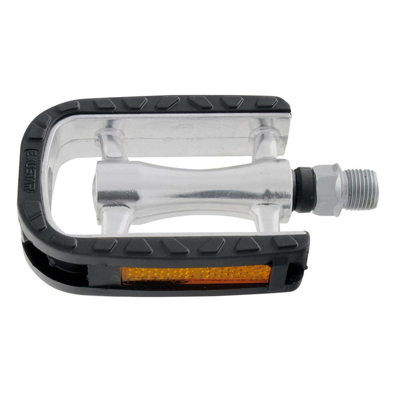 Load image into Gallery viewer, Exustar E-PC97 Non-Slip Platform Pedals, Body: Aluminum, Spindle: Cr-Mo, 9/16'', Black
