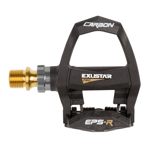 Exustar-Clipless-Pedals-with-Cleats-Carbon-Fiber-PEDL2132-Bicycle-Pedals