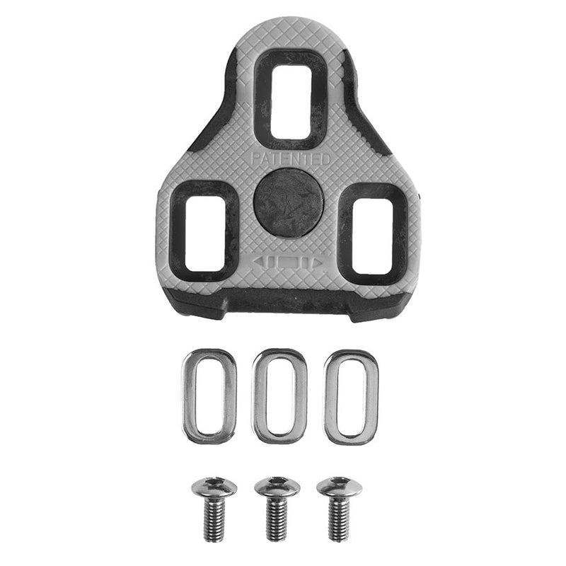 Load image into Gallery viewer, Exustar E-BLK11 Cleats Compatibility: Keo Grip, Float: 0°, Grey
