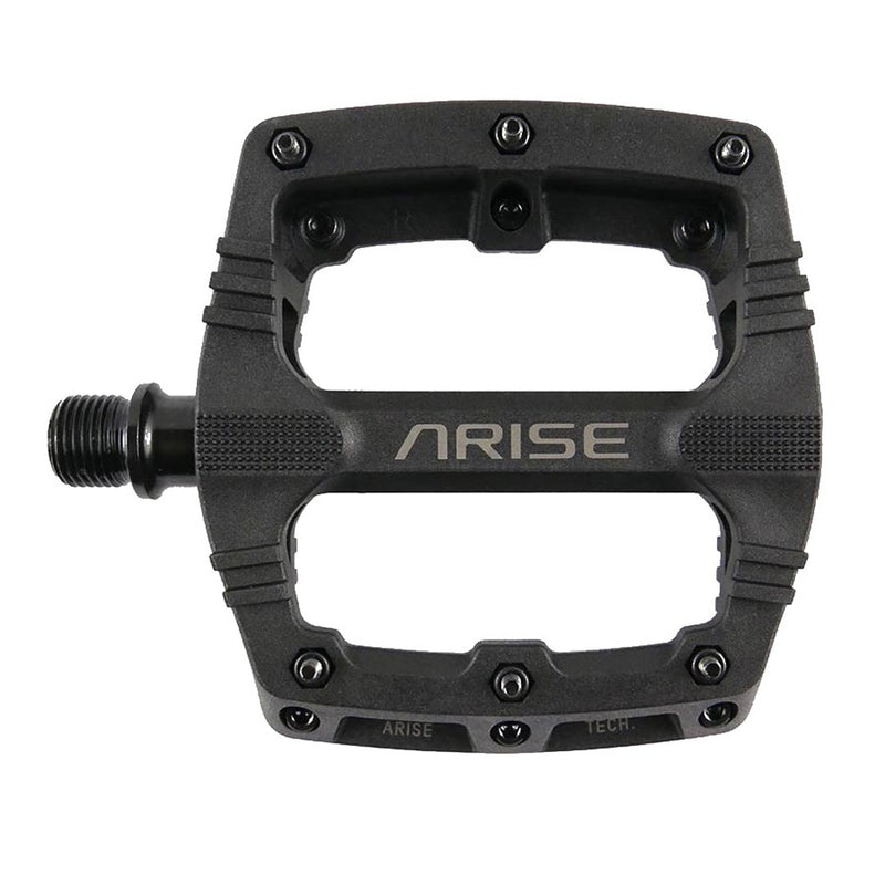 Load image into Gallery viewer, ARISE Xenon Mini Platform Pedals, Body: Nylon, Spindle: Cr-Mo, 9/16'', Black, Pair
