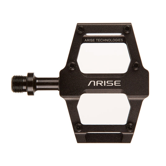ARISE Xenon Mini alloy Platform Pedals, Body: Alloy, Spindle: Cr-Mo, 9/16'', Black, Pair