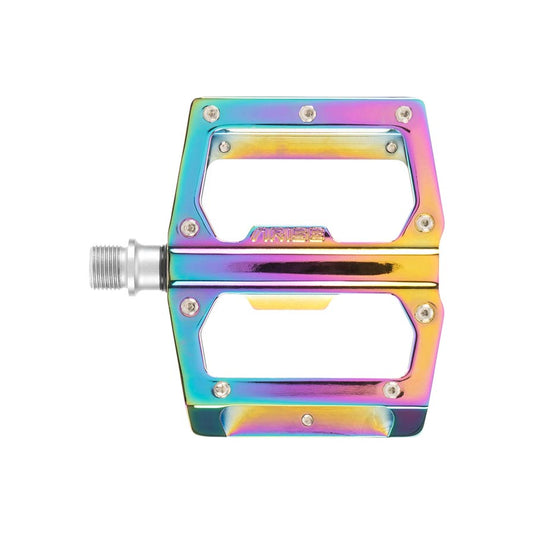 ARISE Xenon Expert Platform Pedals, Body: Alloy, Spindle: Cr-Mo, 9/16'', Multicolor, Pair