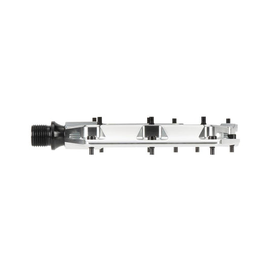 ARISE Helium Pro Platform Pedals, Body: Alloy, Spindle: Cr-Mo, 9/16'', Silver, Pair