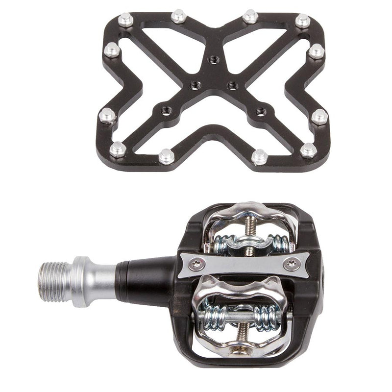 Load image into Gallery viewer, M-Wave Transformer A Cleats Compatibility: Keo, SPD, Black, Pair
