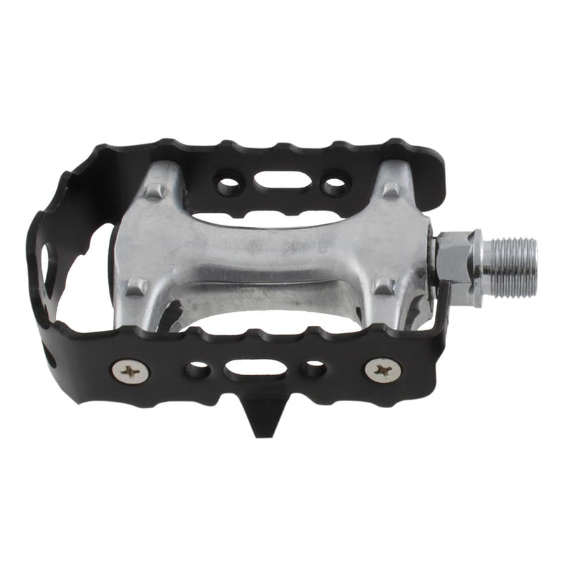Load image into Gallery viewer, M-Wave Steady-A4 Pedals Body: Aluminum, Spindle: Cr-Mo, 9/16'', Black, Pair
