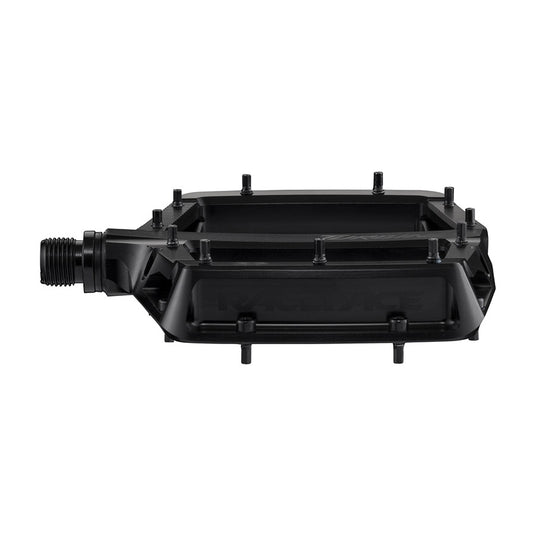 Raceface Turbine Platform Pedals, Body: Aluminum, Spindle: Cr-Mo/Steel, 9/16'', Black, Pair