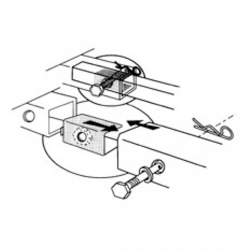 Load image into Gallery viewer, Saris Replacement Hitch Tite:2" Receiver Hitch Adds Extra Stability
