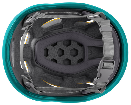 Singing Rock Penta Junior Helmet in Yellow/Blue - Safety and Style for Young Climbers