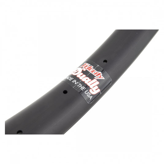 Velocity Dually Rim 27.5 Inch Disc Black 32 Hole Clincher Tubeless Ready