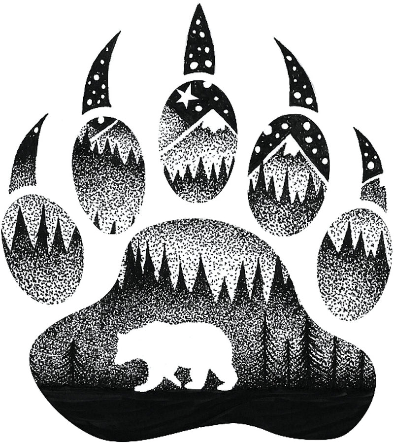 Load image into Gallery viewer, Sticker Art Bear Paw Lifestyle Stickers Set - Decorate with Style!
