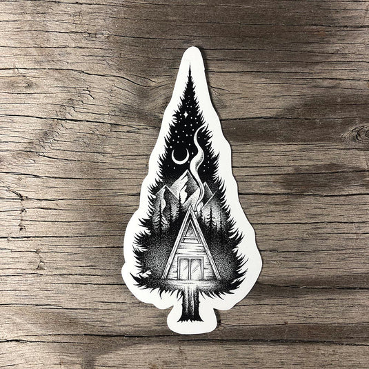 Cabin Lifestyle Sticker Art Set: Decorate with Style!