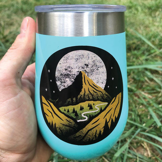 Mountain and Moon Sticker Art Set - Perfect for Gifting!