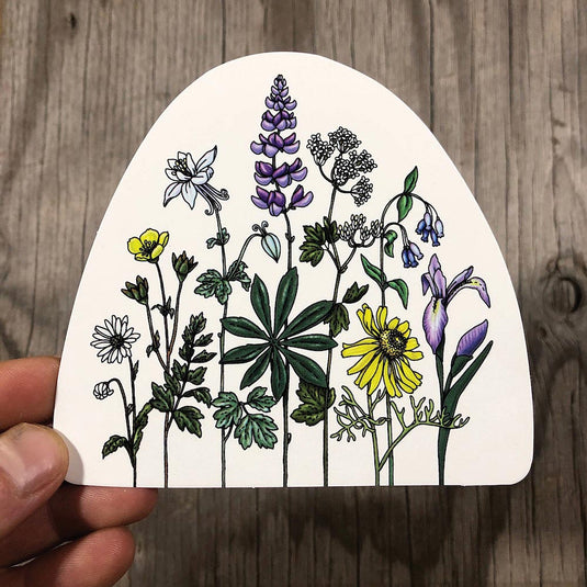 Wildflowers Galore: Sticker Art Stickers - Perfect Gifts for Nature Lovers!