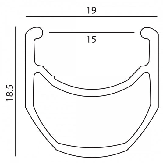 Open Pro Mavic 700C Open Pro Black 36