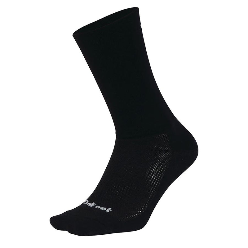 Load image into Gallery viewer, DeFeet Aireator 6" D-Logo Socks, 12, Black
