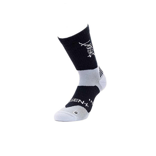 Dissent Supercrew Ultra Mtn Merino 6'', Socks, Black, S, (Men 4-6.5)