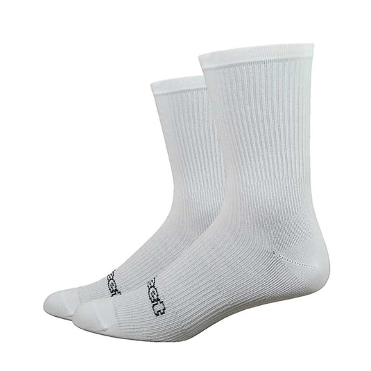 DeFeet Evo 6" Classique Socks, White, L
