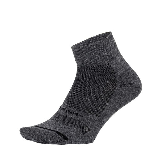 DeFeet Wooleator Pro 1'' Socks, Gravel Grey, M, Pair