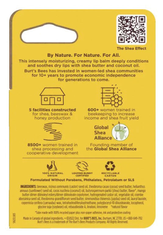 Burt's Bees Lip Balm Coconut P Tube .34oz