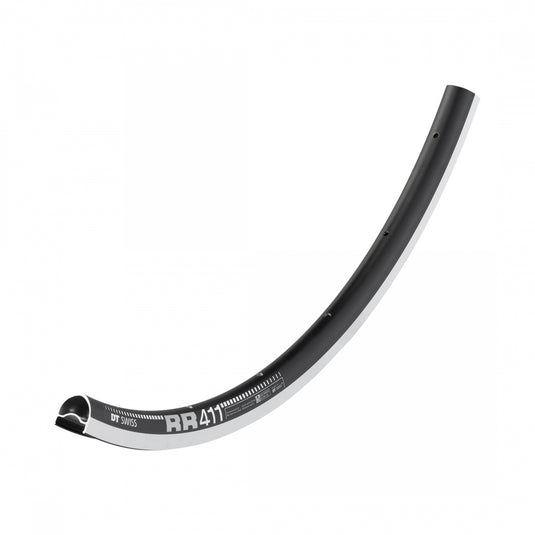 DT Swiss RR 411 700c Tubeless Road Rim 32h Black W Squorx Nipples Washers