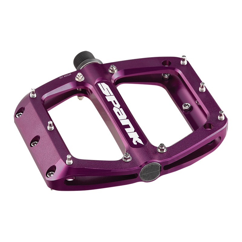 Load image into Gallery viewer, Spank-Spoon-110-Flat-Platform-Pedals-Aluminum-PEDL2524-Bicycle-Pedals
