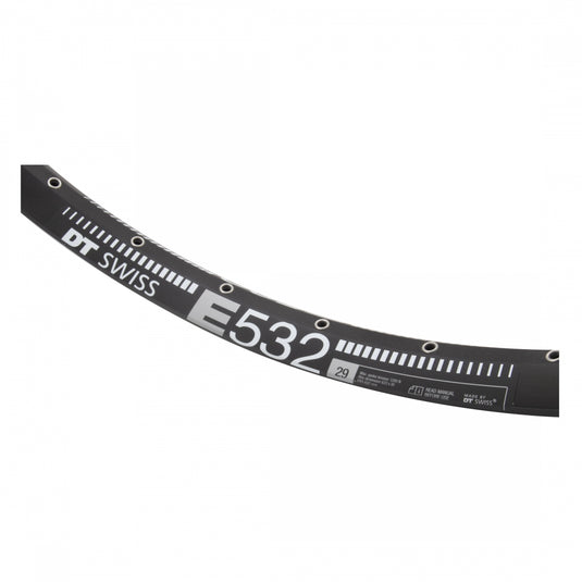 DT Swiss E 532 Tubeless Ready 29" Disc Rim, 32h, Black