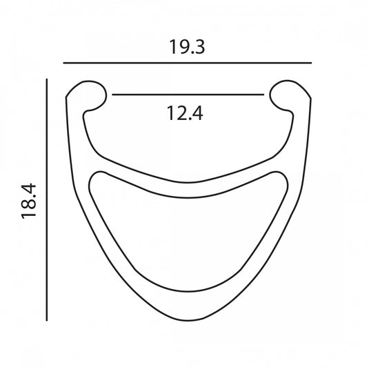 Pack of 2 M-14A Sun Ringle 650C M-14A Silver Pol 32