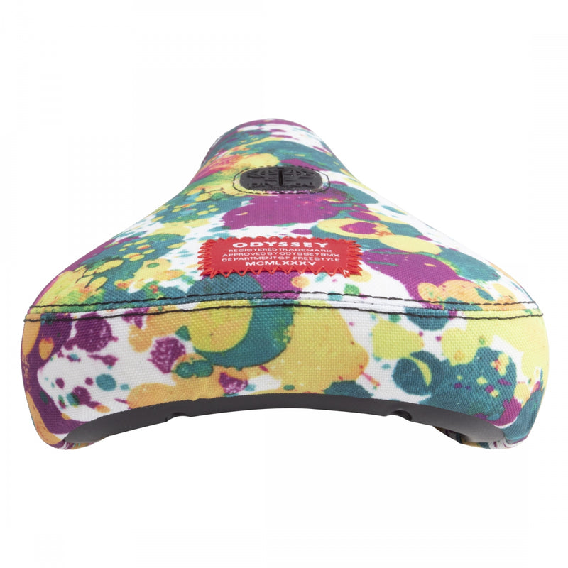 Load image into Gallery viewer, Odyssey Aaron Ross Splatter BMX Seat - Pivotal, Multi-Color
