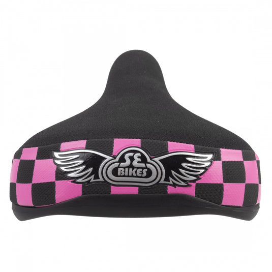SE Bikes Flyer BMX Seat with Chromoly Rails & Checkerboard Style