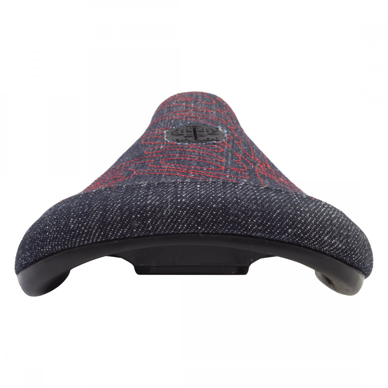 Load image into Gallery viewer, Odyssey Big-Stitch Slim Saddle BMX Unisex Denim/Red
