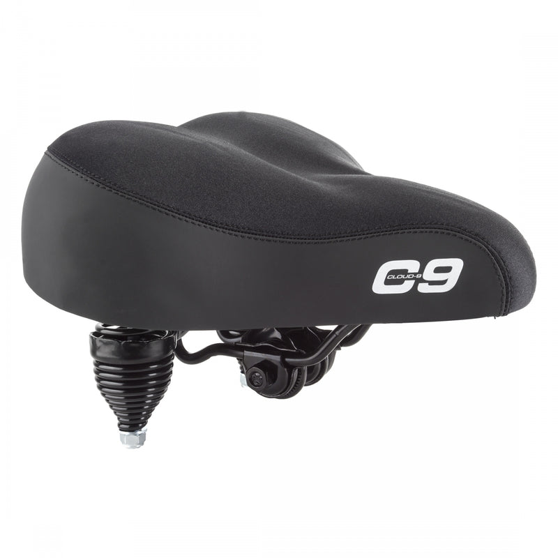 Load image into Gallery viewer, Cloud-9 Unisex Cruiser Bike Seat Bundle with Relief Channel, Thick Padding &amp; Coil Spring Suspension
