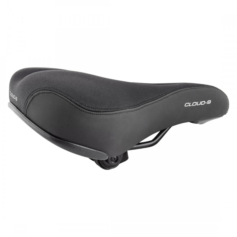 Load image into Gallery viewer, Cloud-9 Ladies Cut Out Bicycle Comfort Sport Seat - Black Lycra Cover
