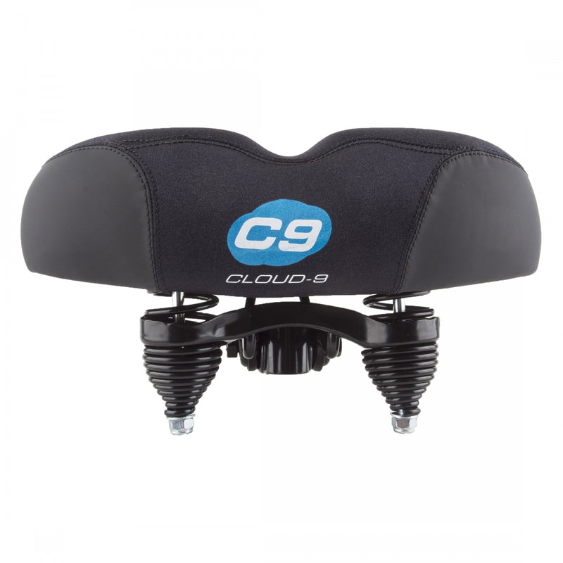 Load image into Gallery viewer, Cloud-9 Unisex Bicycle Comfort Seat Cruiser-ciser Springs - Black Gel Padding
