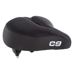 Unisex Cruiser Bicycle Seats with Coil Spring Suspension, Vented Comfort Design & Premium Lycra or Vinyl Covers | Bike Seat Comfort