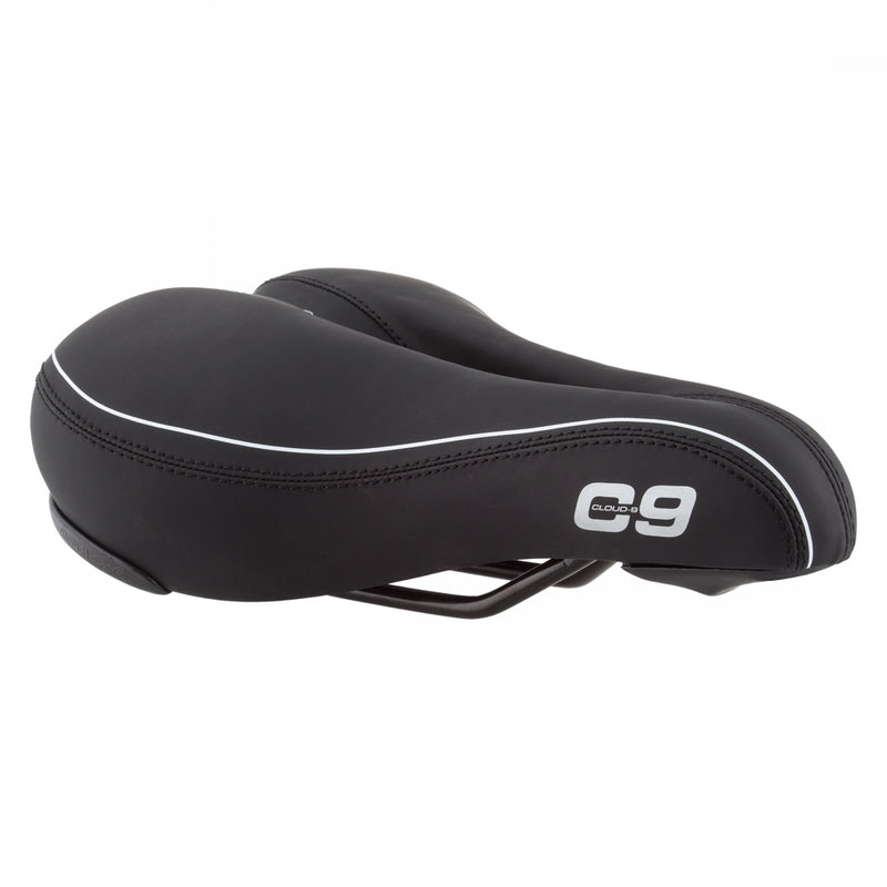 Load image into Gallery viewer, Cloud-9 Unisex Comfort Bicycle Seat Bundle - Vented Vinyl, Steel Rails, Soft Touch, Cushioned Ride
