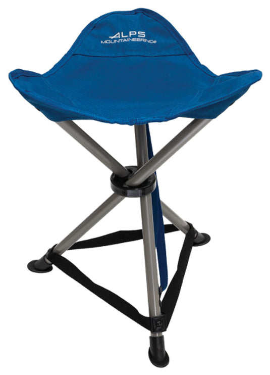 Alps Mountaineering Tri-leg Stool in Deep Sea Blue - Lightweight and Portable Seating for Outdoor Adventures