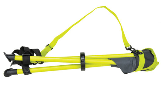 Alps Mountaineering Tri-leg Stool in Charcoal/Citrus - Lightweight and Portable Seating Solution for Outdoor Adventures