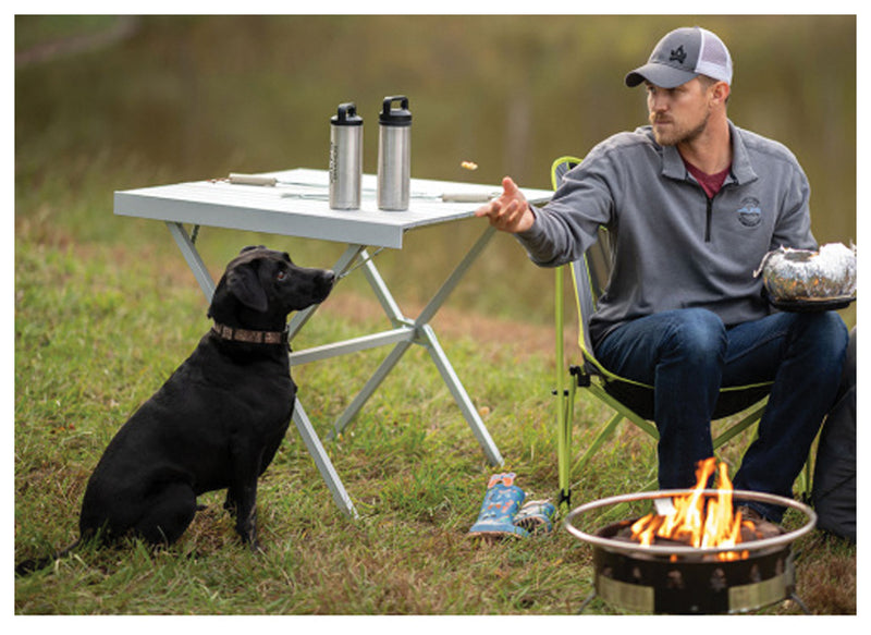 Load image into Gallery viewer, Alps Mountaineering Square Dining Table in Sleek Silver Finish
