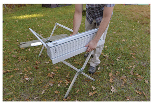 Alps Mountaineering XL Silver Dining Table: Spacious and Sturdy Outdoor Dining Solution