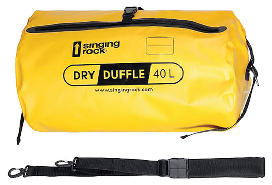 Singing Rock Dry Duffle 40L Yellow: Waterproof Storage Solution for Your Adventures