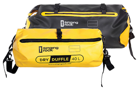 Singing Rock Dry Duffle 40L Yellow: Waterproof Storage Solution for Your Adventures