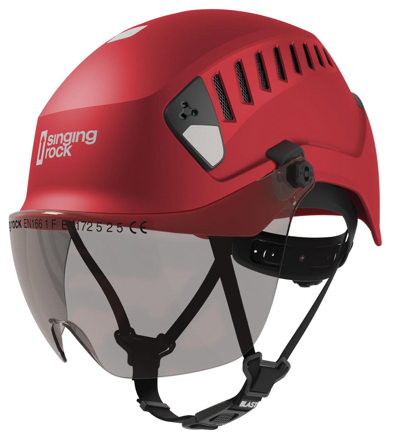 Load image into Gallery viewer, Singing Rock Blast Helmet - Red Universal CE, EN Certified
