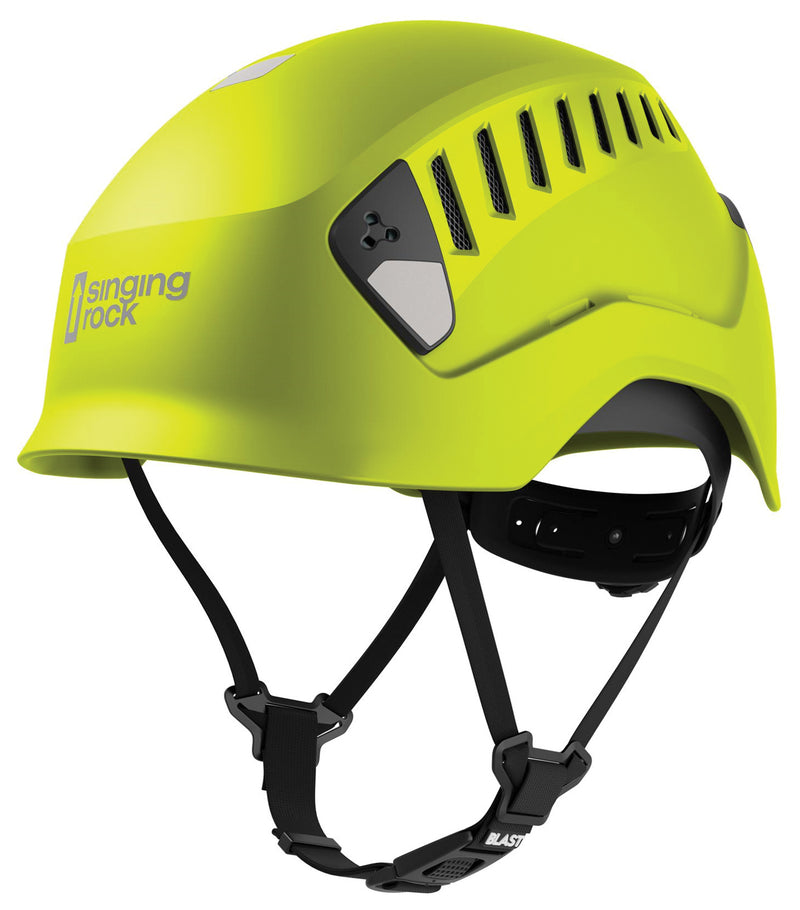 Load image into Gallery viewer, Singing Rock Blast Helmet - Yellow Universal CE, EN Certified
