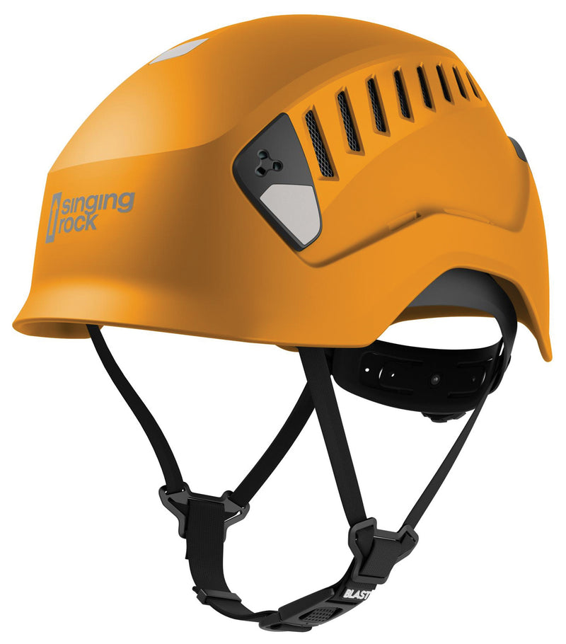 Load image into Gallery viewer, Singing Rock Blast Helmet Gold - Universal Size, CE and EN Certified
