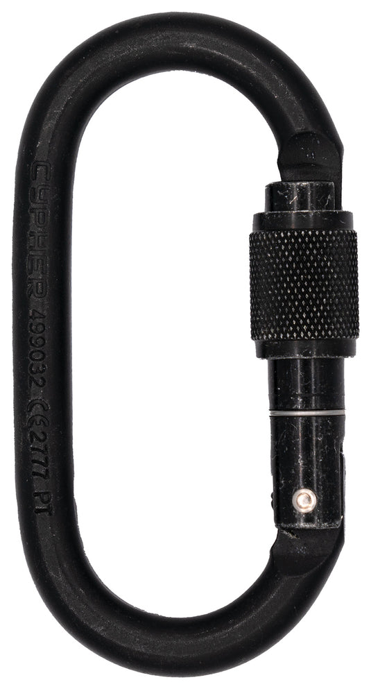 Premium Cypher G Series Oval SG Keylock in Sleek Black with Zinc Coating