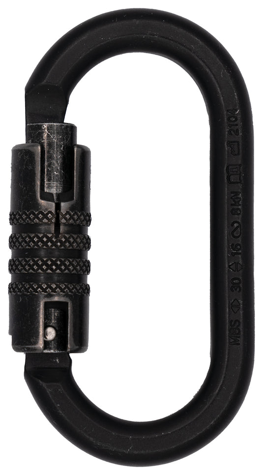 Premium Cypher G Series Oval 3AL ANSI Black Zinc-Coated Padlock